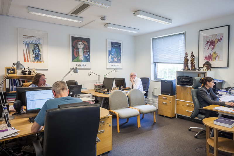 office in use interior photography